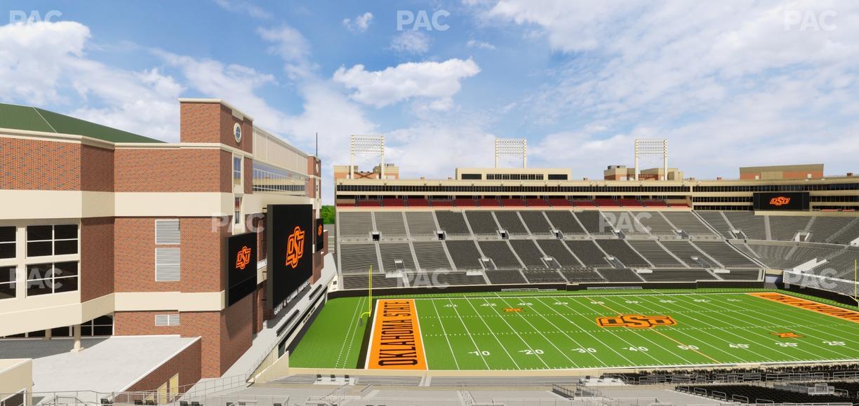 Boone Pickens Stadium - Section Club 563 Seat View