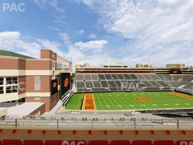 Boone Pickens Stadium - Section Club 563 Seat View Boone Pickens Stadium - Section Club 563 Seat View