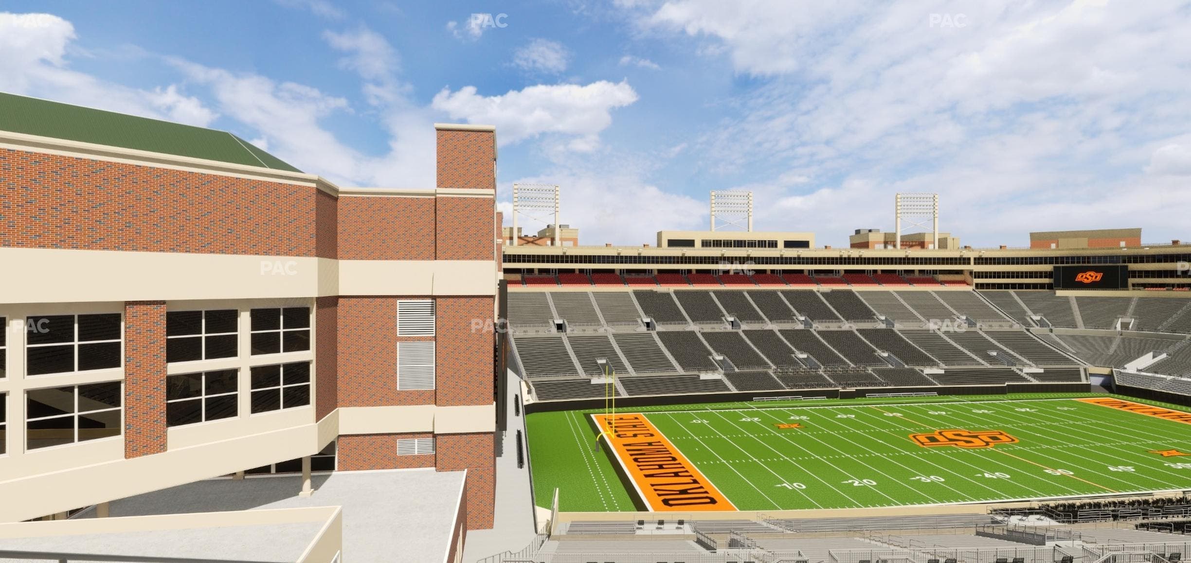 Boone Pickens Stadium - Section Club 565 Seat View