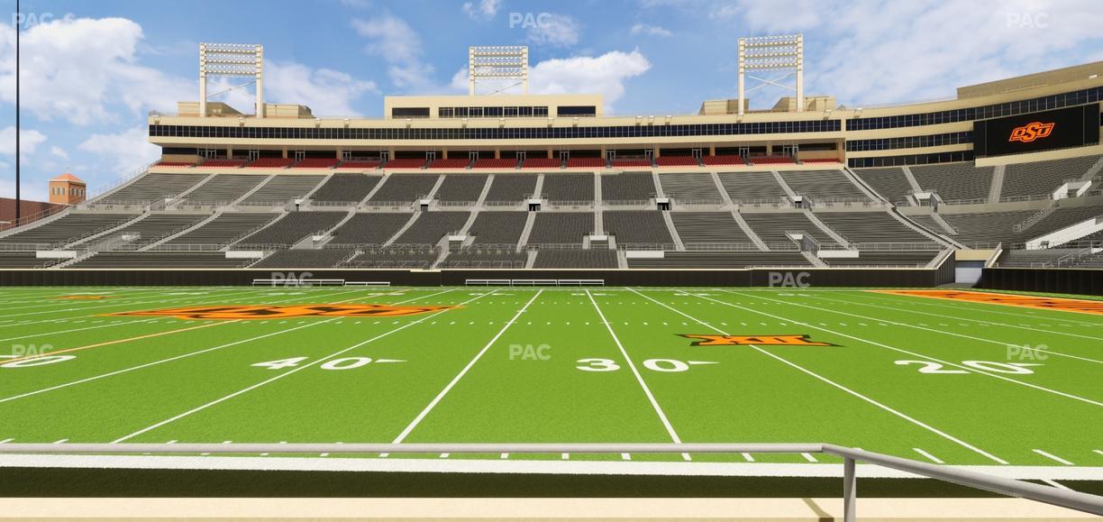Boone Pickens Stadium - Section Lower Box 36 Seat View