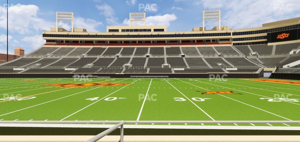 Boone Pickens Stadium - Section Lower Box 36 Seat View