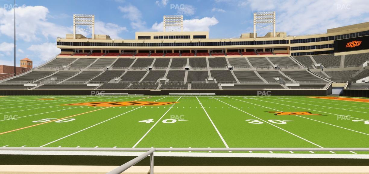Boone Pickens Stadium - Section Lower Box 37 Seat View
