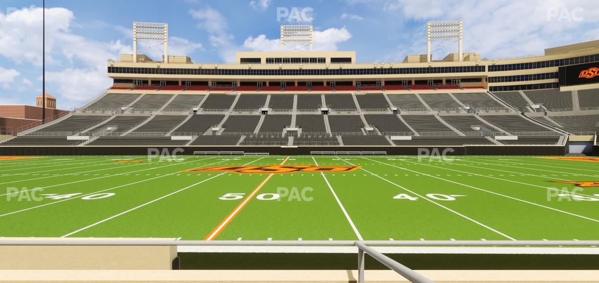 Boone Pickens Stadium - Section Lower Box 37 Seat View