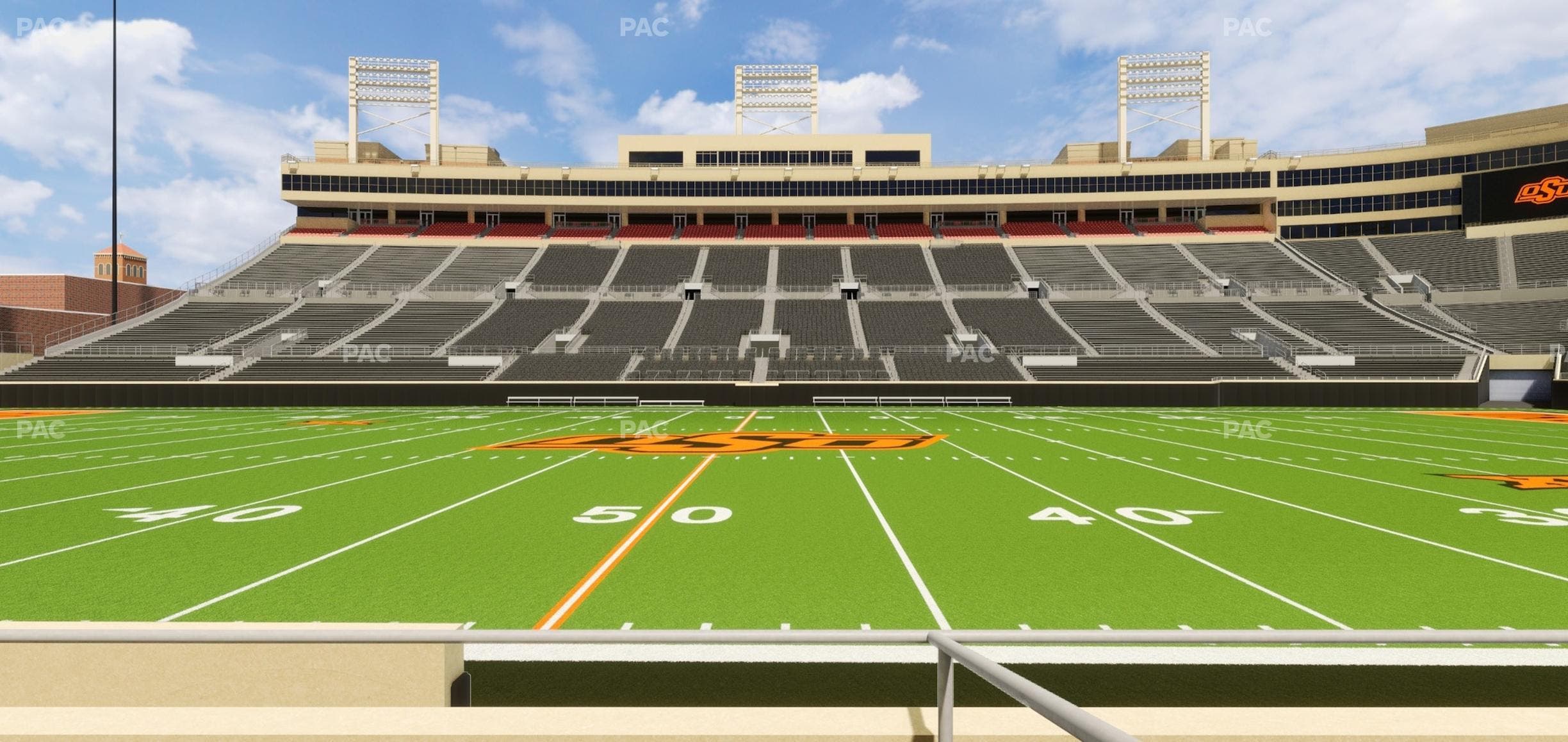 Boone Pickens Stadium - Section Lower Box 37 Seat View