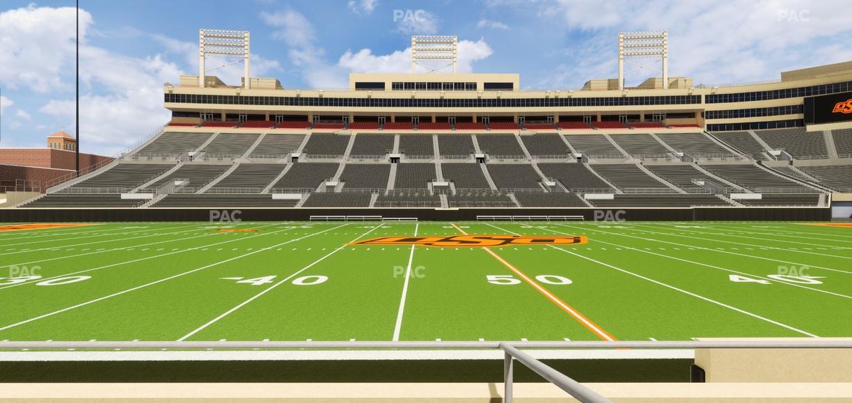 Boone Pickens Stadium - Section Lower Box 38 Seat View