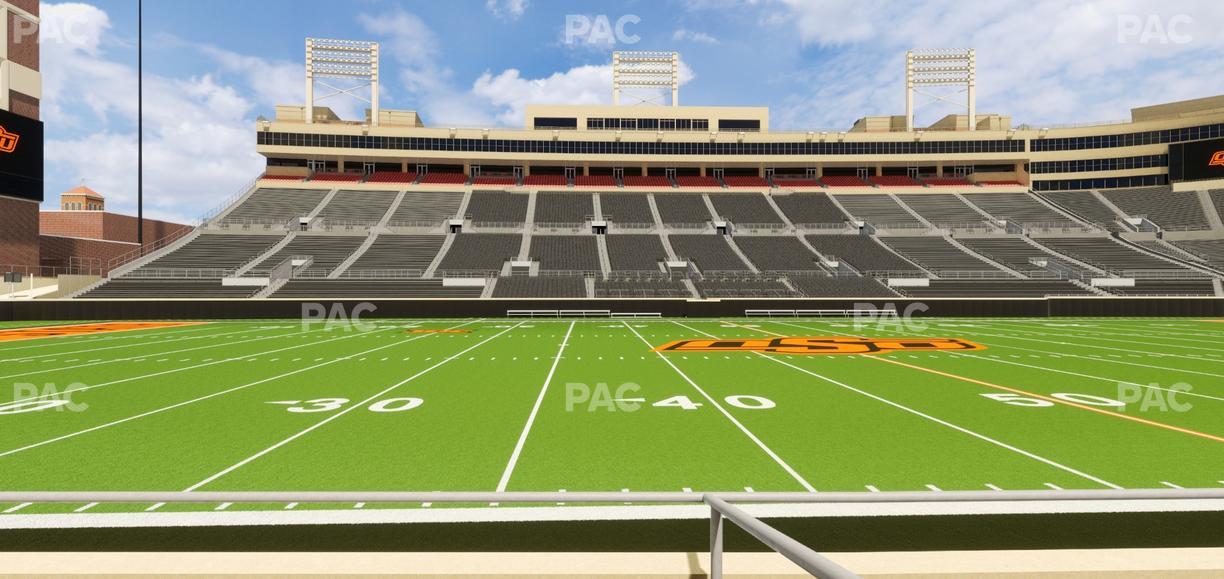 Boone Pickens Stadium - Section Lower Box 38 Seat View
