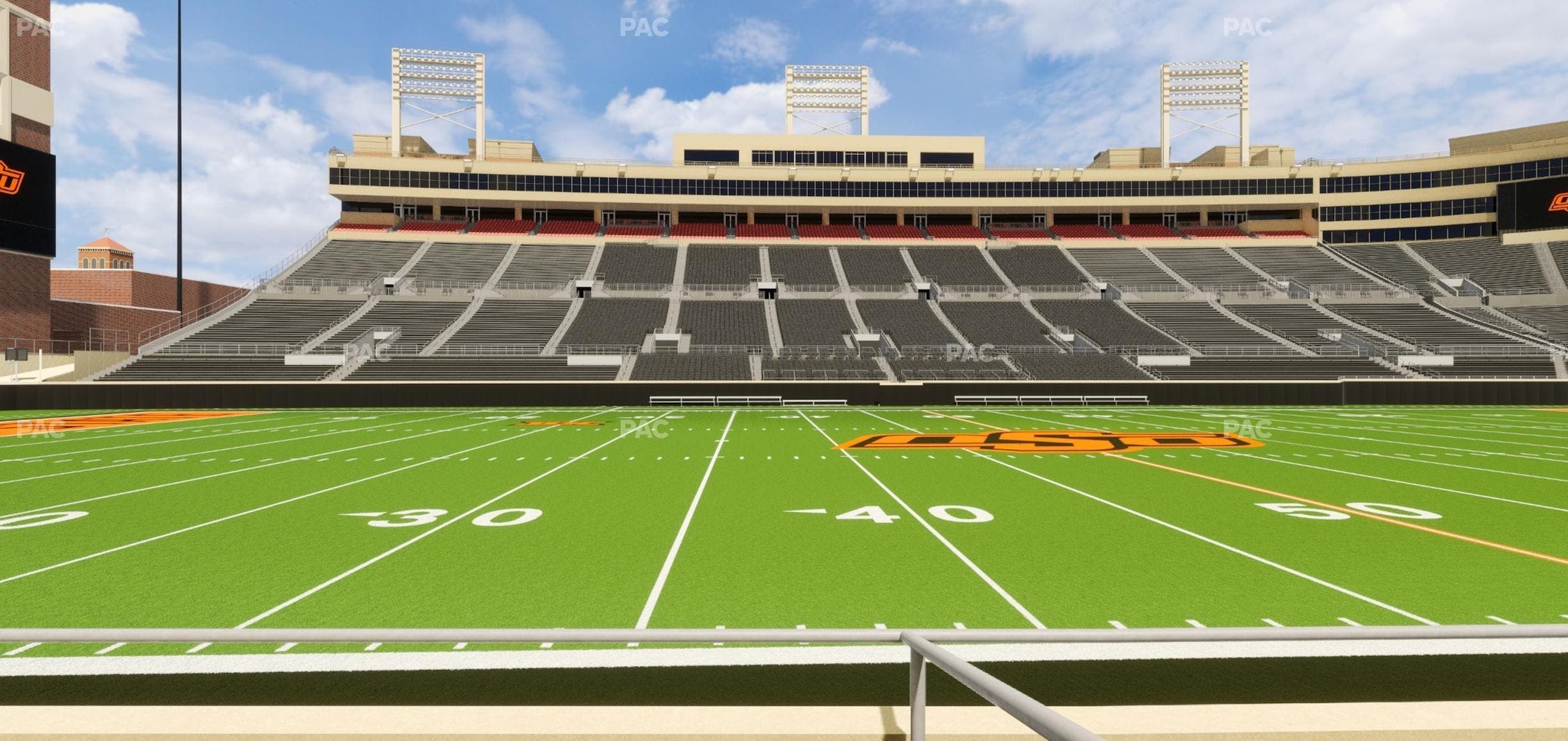 Boone Pickens Stadium - Section Lower Box 38 Seat View