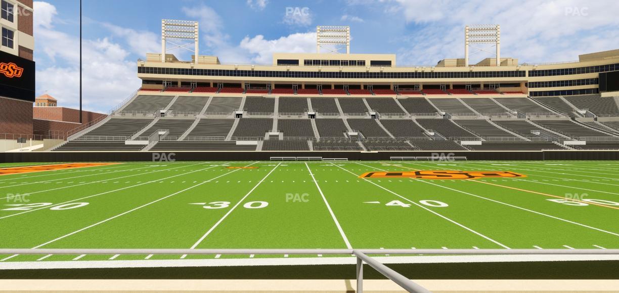Boone Pickens Stadium - Section Lower Box 39 Seat View