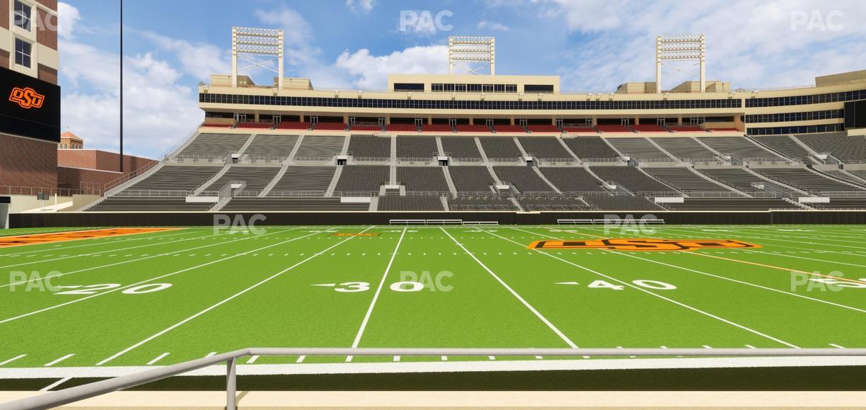 Boone Pickens Stadium - Section Lower Box 39 Seat View