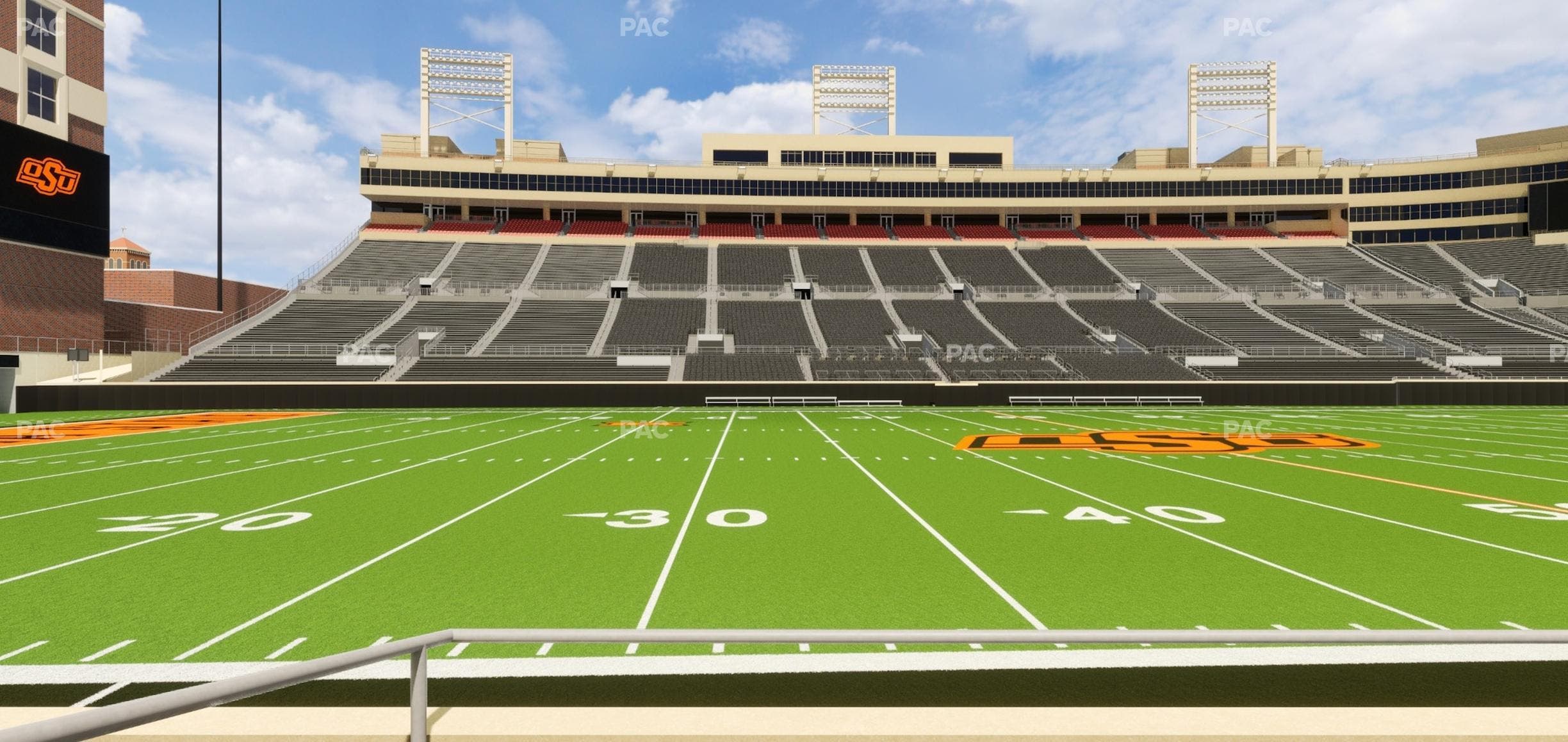 Boone Pickens Stadium - Section Lower Box 39 Seat View