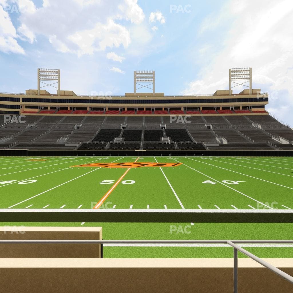 Boone Pickens Stadium - Section Lower Box 4 Seat View