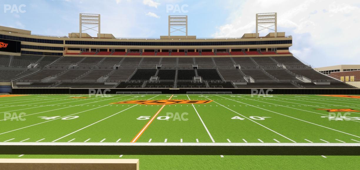 Boone Pickens Stadium - Section Lower Box 4 Seat View