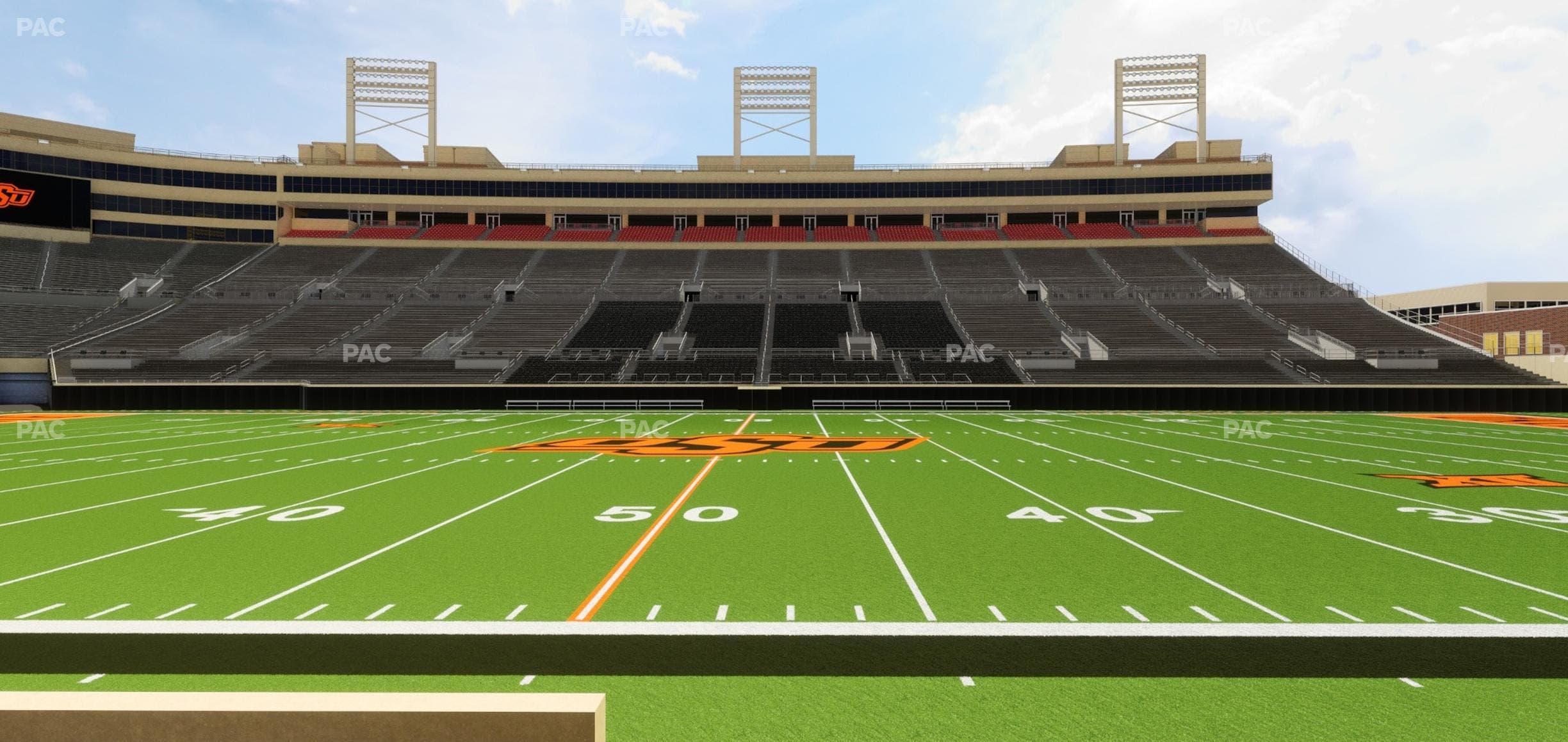 Boone Pickens Stadium - Section Lower Box 4 Seat View