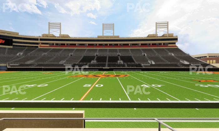 Boone Pickens Stadium - Section Lower Box 4 Seat View