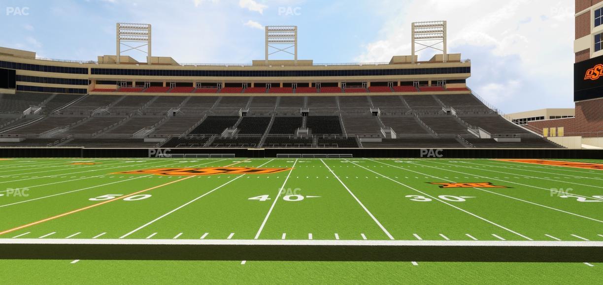 Boone Pickens Stadium - Section Lower Box 4 Seat View