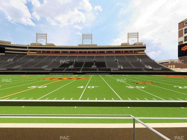 Boone Pickens Stadium - Section Lower Box 4 Seat View