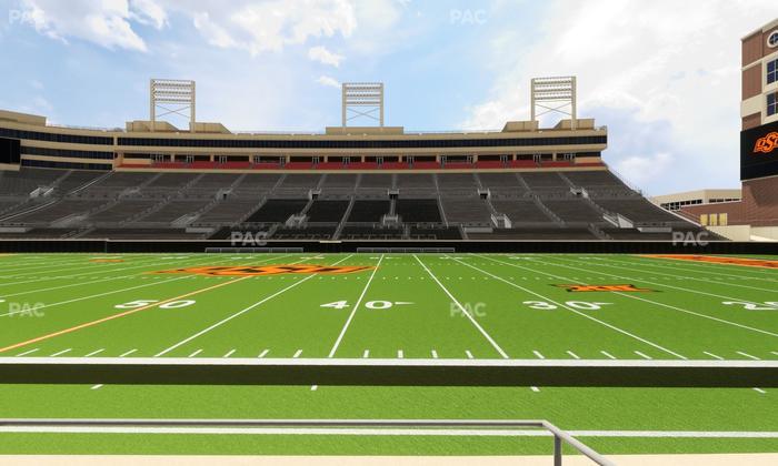 Boone Pickens Stadium - Section Lower Box 4 Seat View