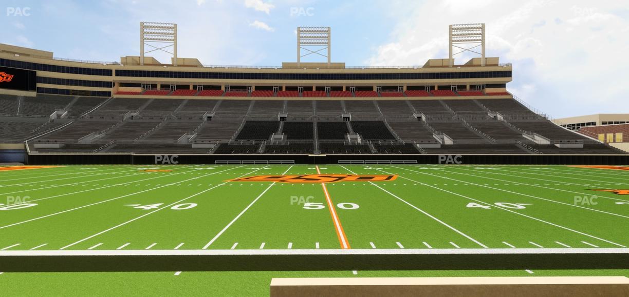 Boone Pickens Stadium - Section Lower Box 5 Seat View