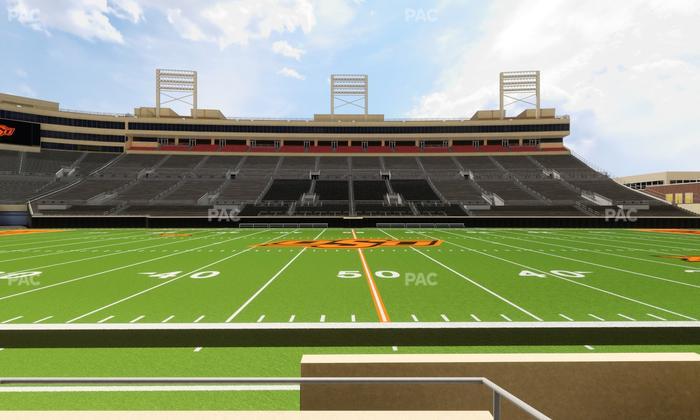 Boone Pickens Stadium - Section Lower Box 5 Seat View