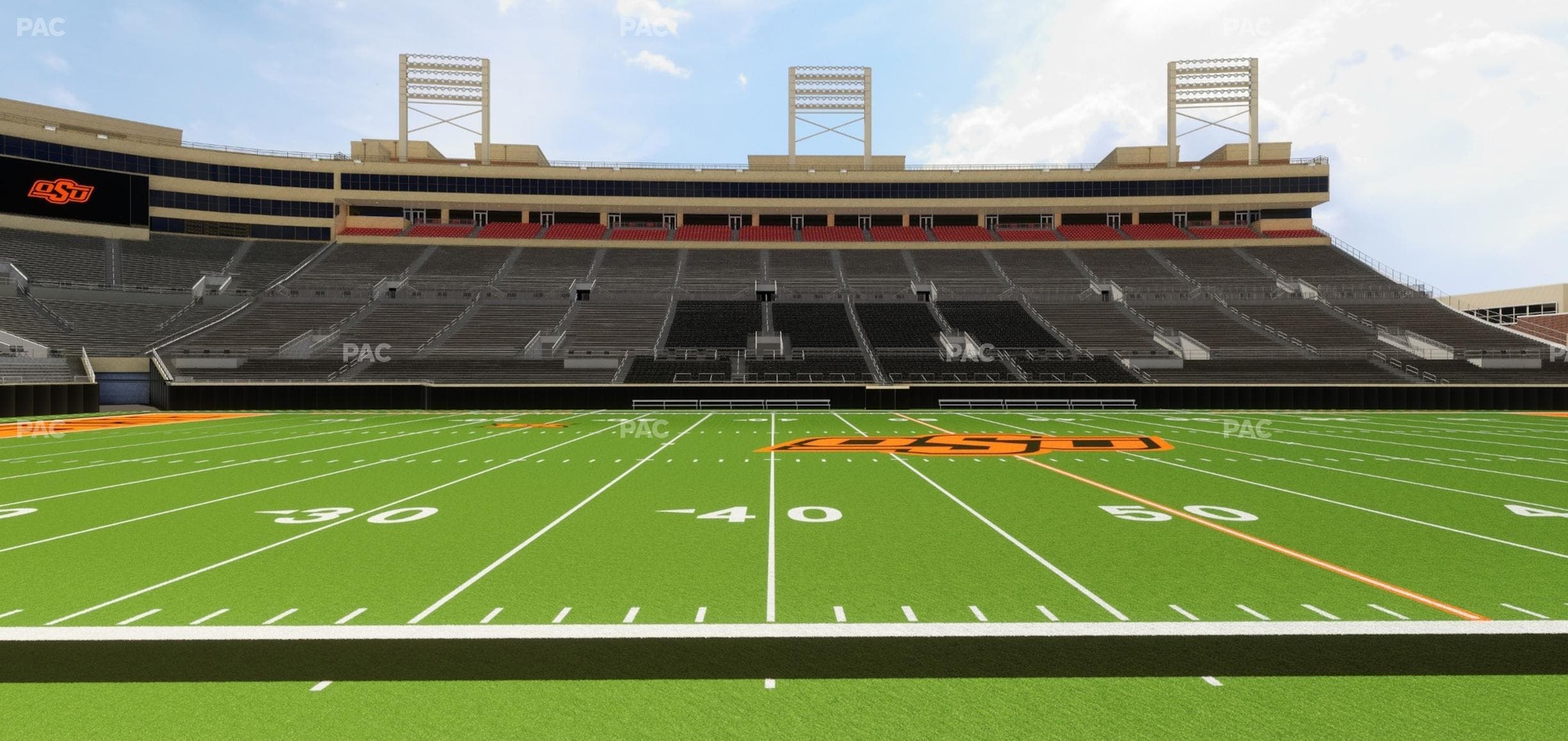 Boone Pickens Stadium - Section Lower Box 5 Seat View