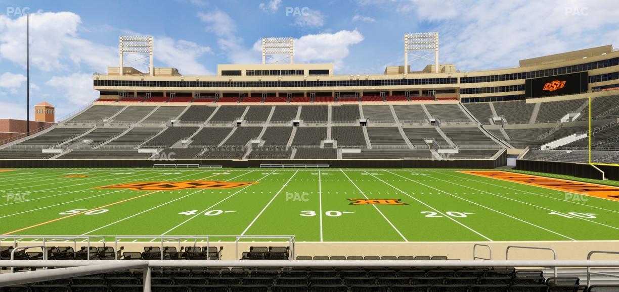 Boone Pickens Stadium - Section Upper Box 36 Seat View