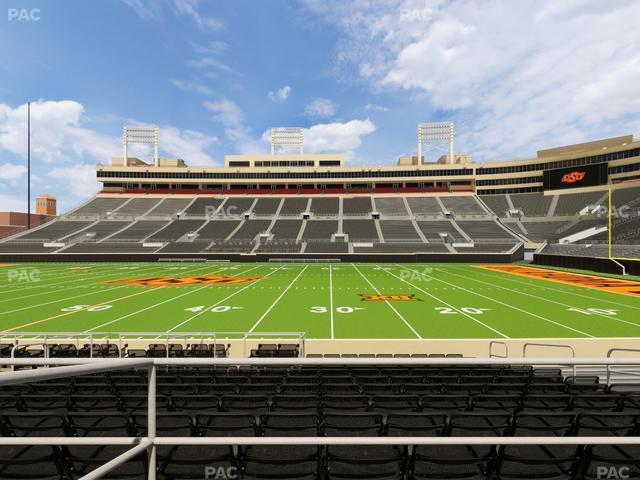 Boone Pickens Stadium - Section Upper Box 36 Seat View