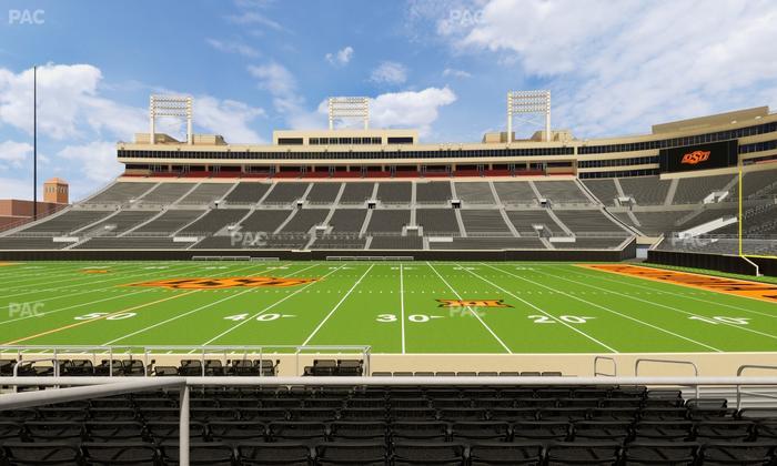 Boone Pickens Stadium - Section Upper Box 36 Seat View