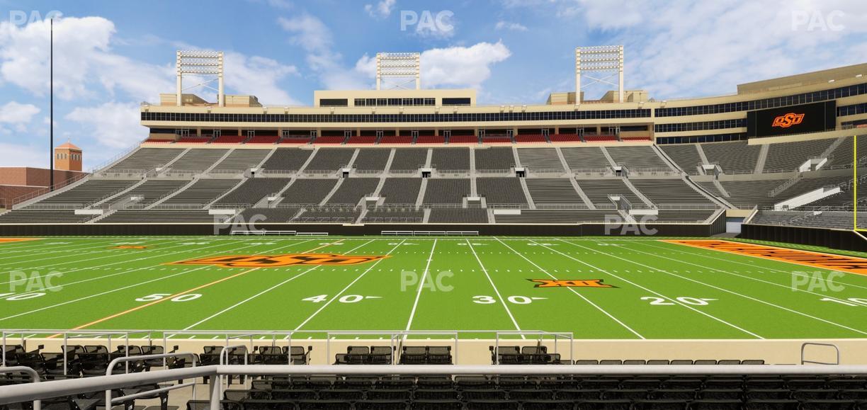 Boone Pickens Stadium - Section Upper Box 36 Seat View