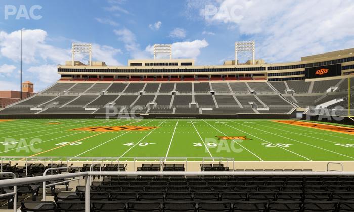 Boone Pickens Stadium - Section Upper Box 36 Seat View
