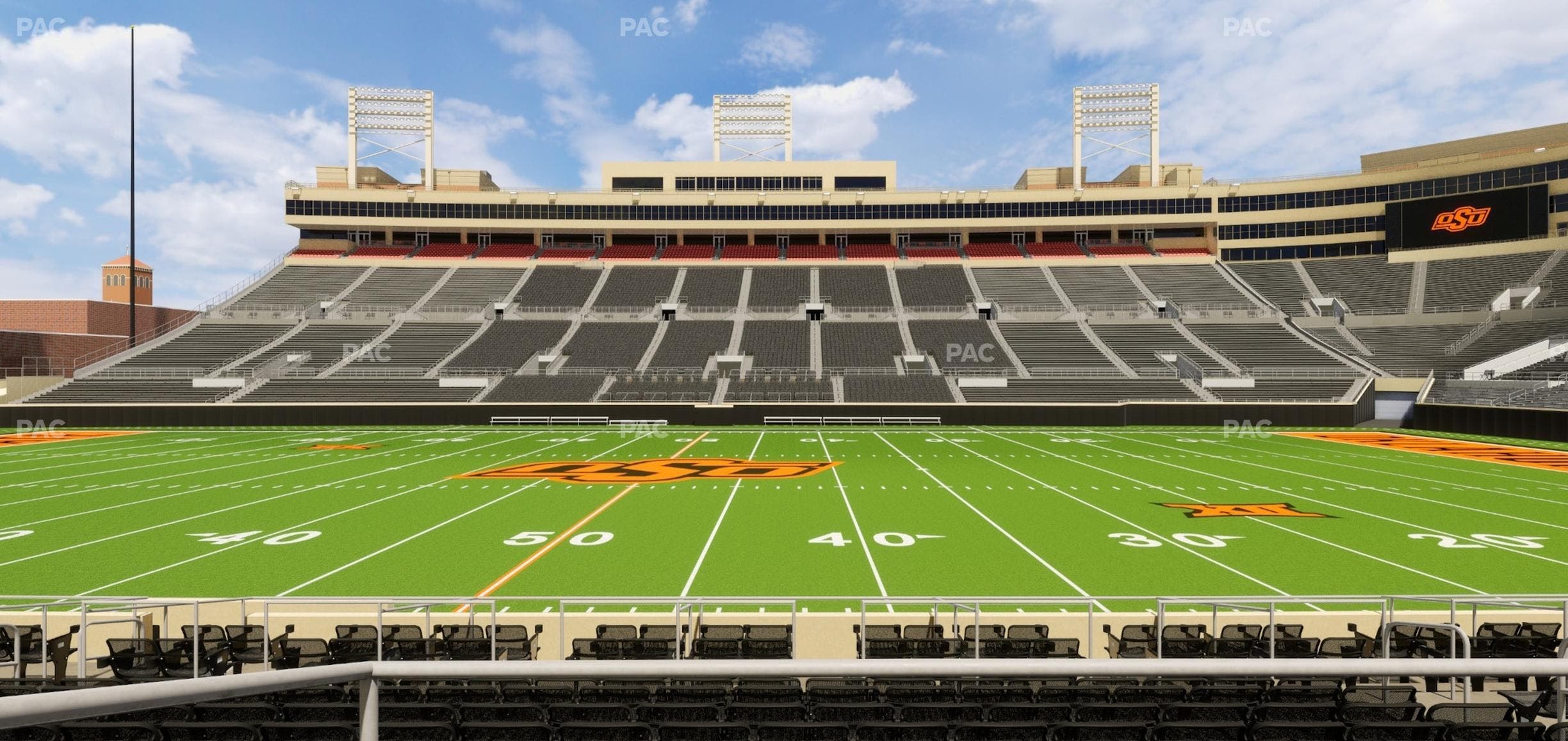 Boone Pickens Stadium - Section Upper Box 37 Seat View