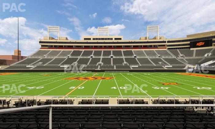 Boone Pickens Stadium - Section Upper Box 37 Seat View