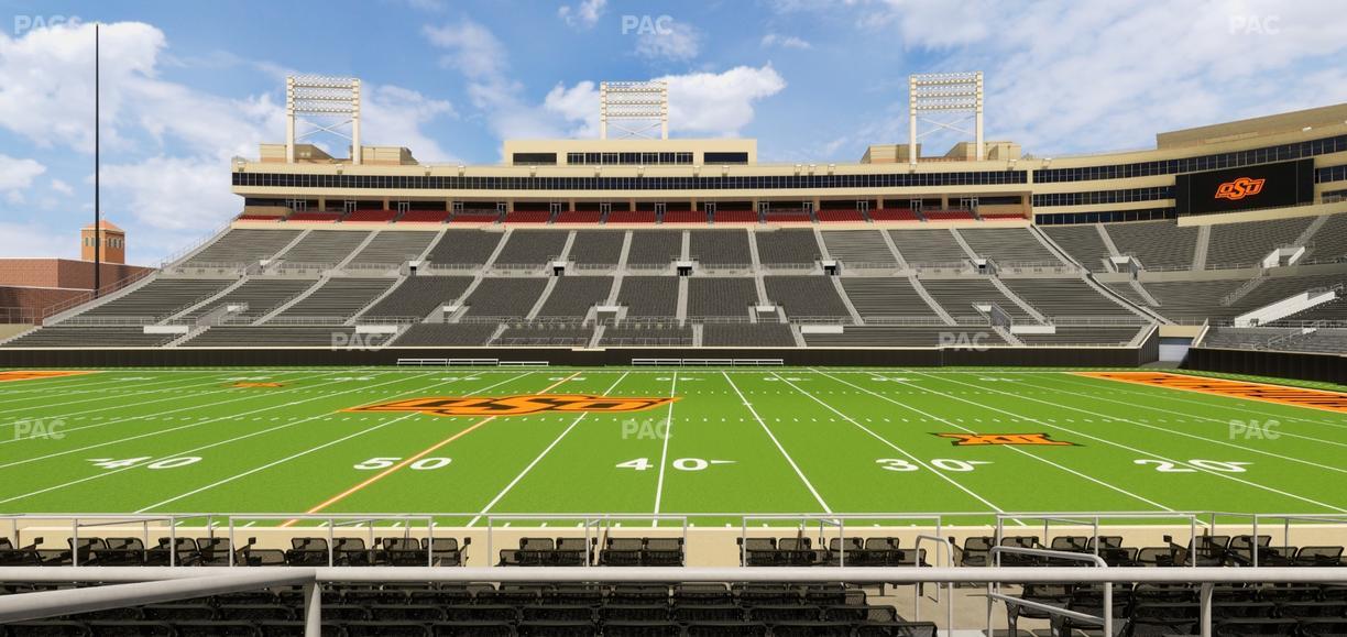 Boone Pickens Stadium - Section Upper Box 37 Seat View