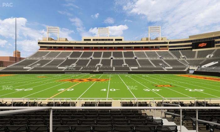 Boone Pickens Stadium - Section Upper Box 37 Seat View