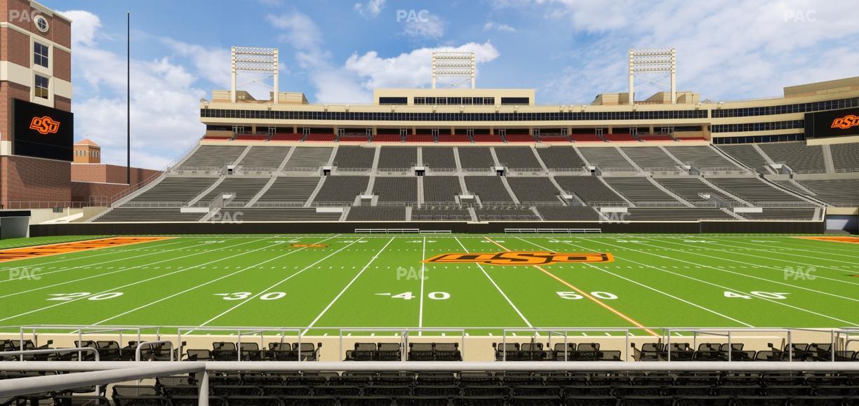 Boone Pickens Stadium - Section Upper Box 38 Seat View
