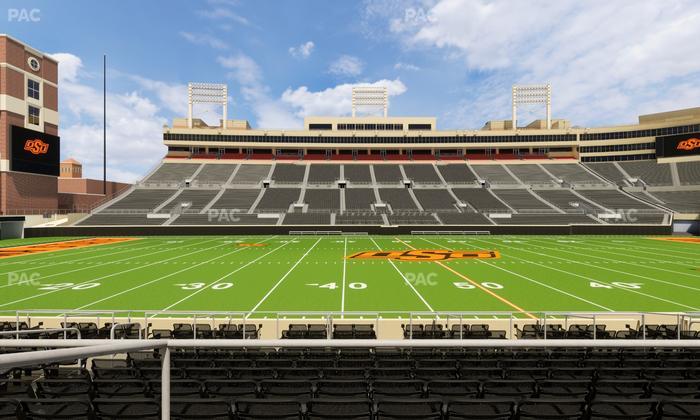 Boone Pickens Stadium - Section Upper Box 38 Seat View