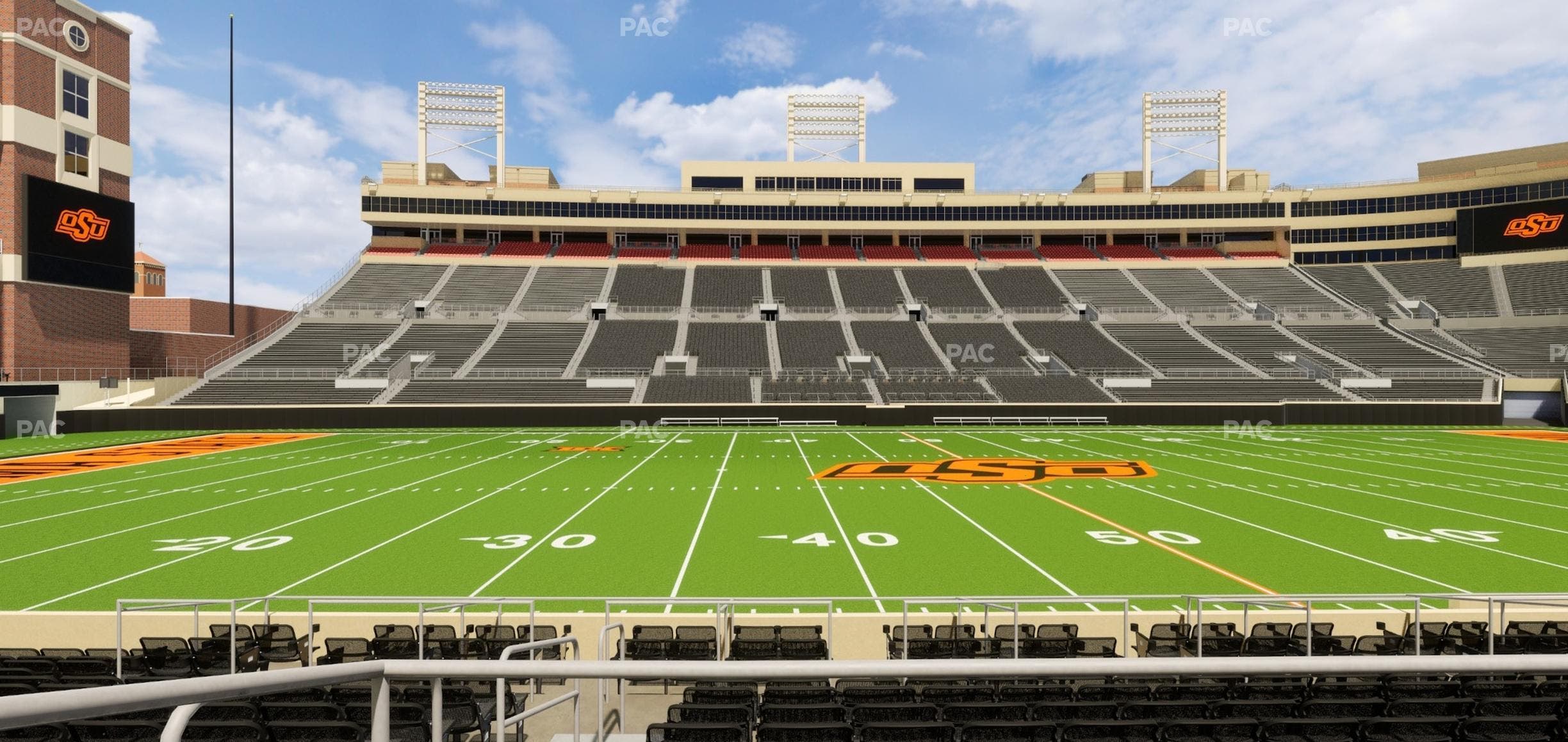 Boone Pickens Stadium - Section Upper Box 38 Seat View