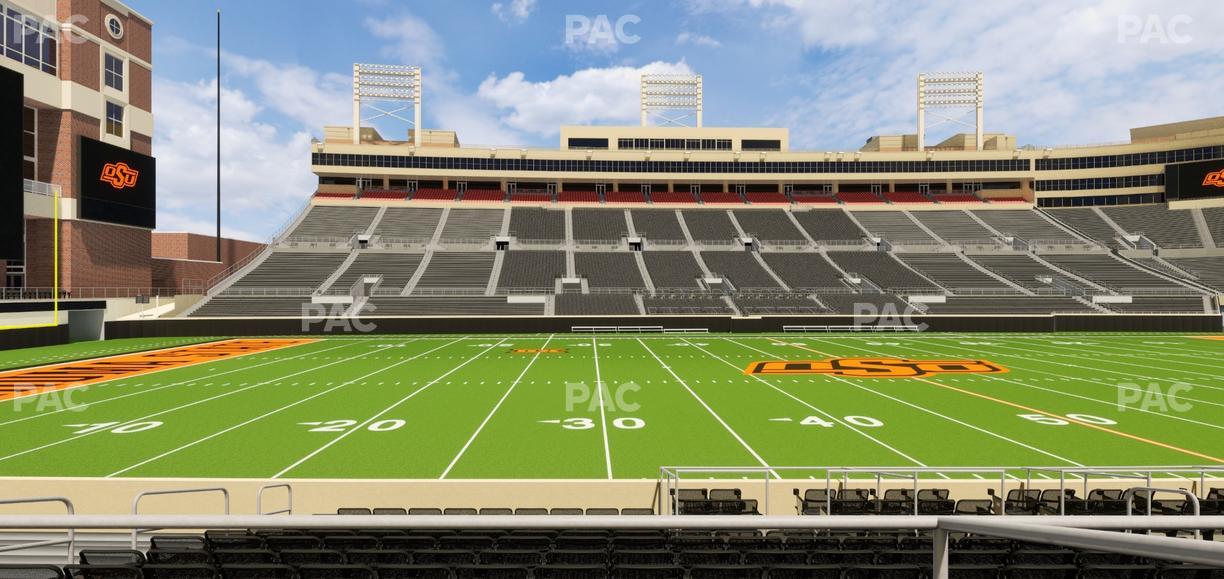 Boone Pickens Stadium - Section Upper Box 39 Seat View