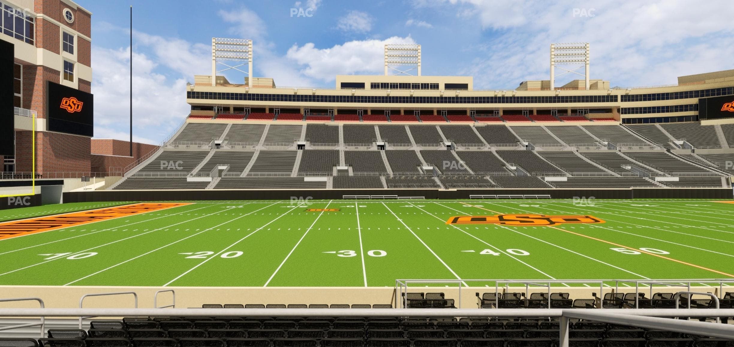 Boone Pickens Stadium - Section Upper Box 39 Seat View