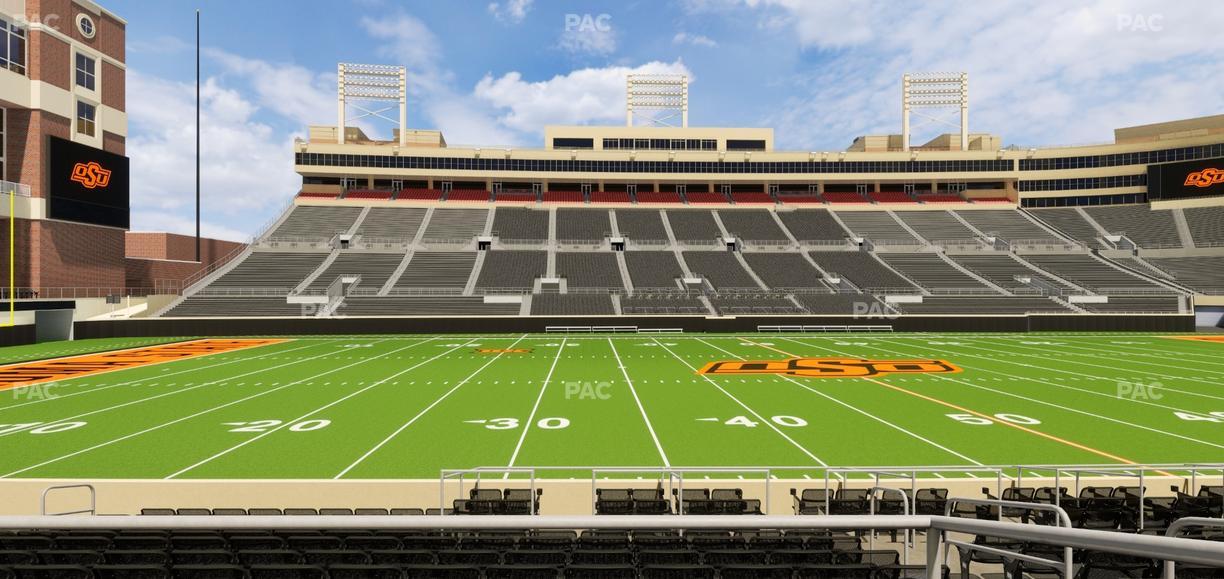 Boone Pickens Stadium - Section Upper Box 39 Seat View