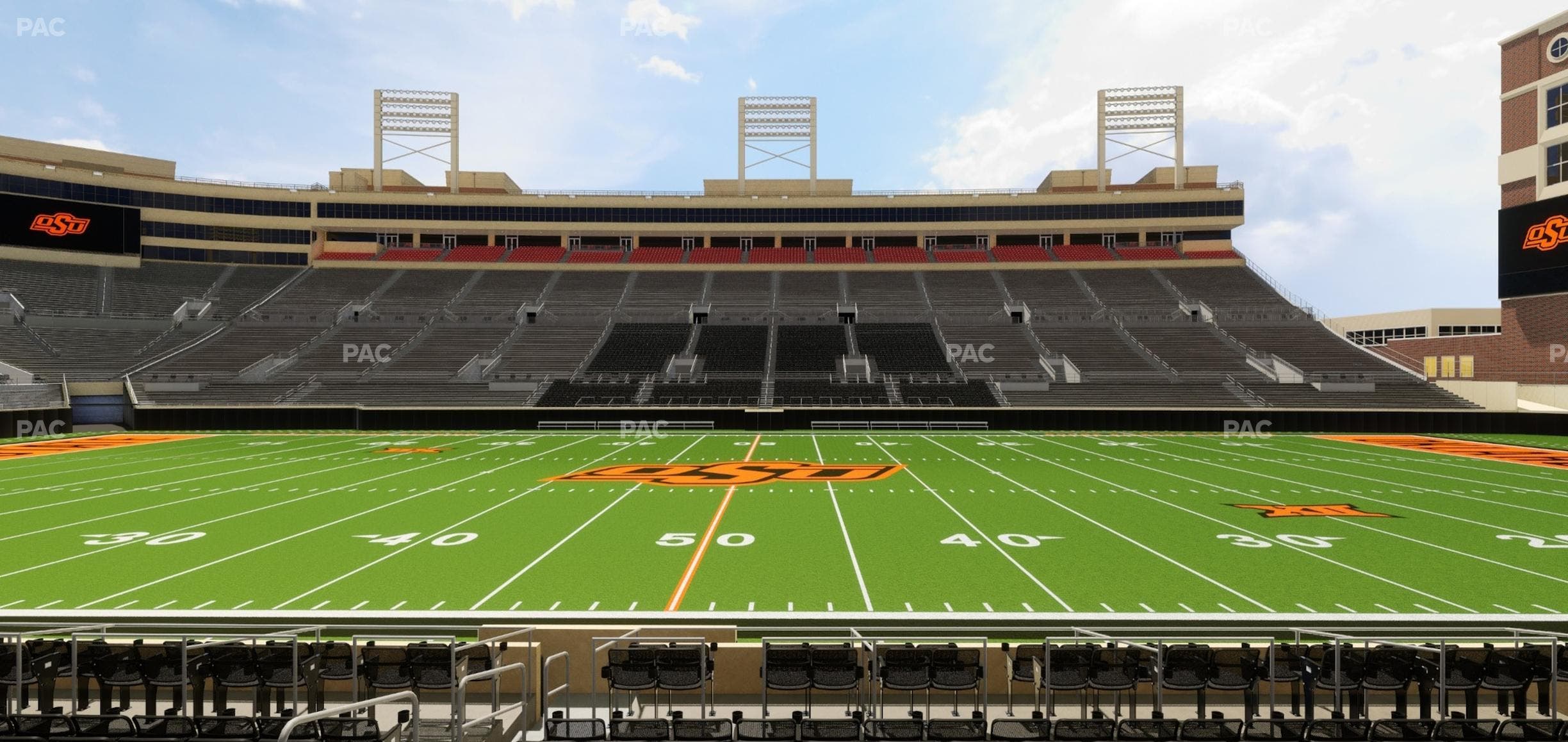 Boone Pickens Stadium - Section Upper Box 4 Seat View