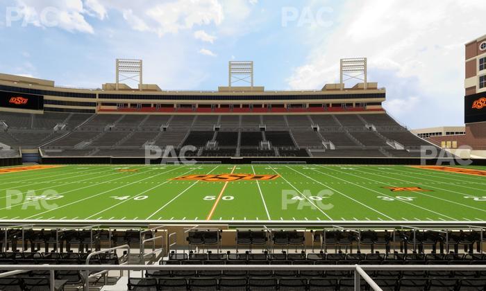 Boone Pickens Stadium - Section Upper Box 4 Seat View