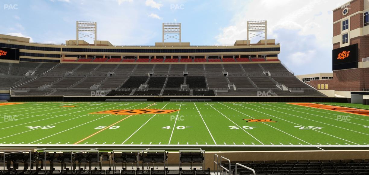 Boone Pickens Stadium - Section Upper Box 4 Seat View