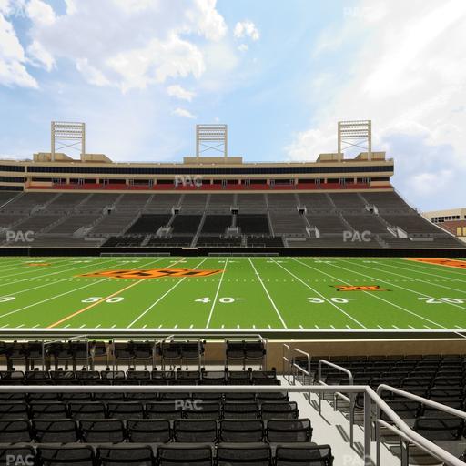 Boone Pickens Stadium - Section Upper Box 4 Seat View