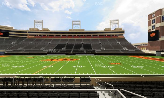 Boone Pickens Stadium - Section Upper Box 4 Seat View