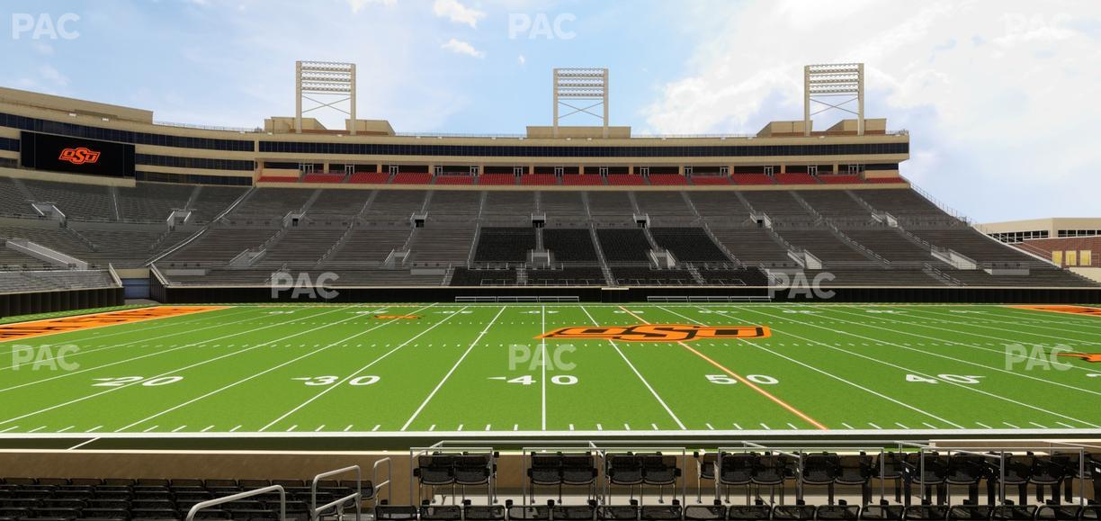 Boone Pickens Stadium - Section Upper Box 5 Seat View