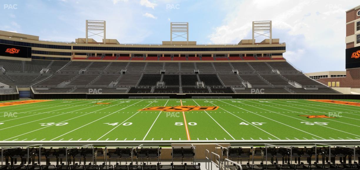 Boone Pickens Stadium - Section Upper Box 5 Seat View
