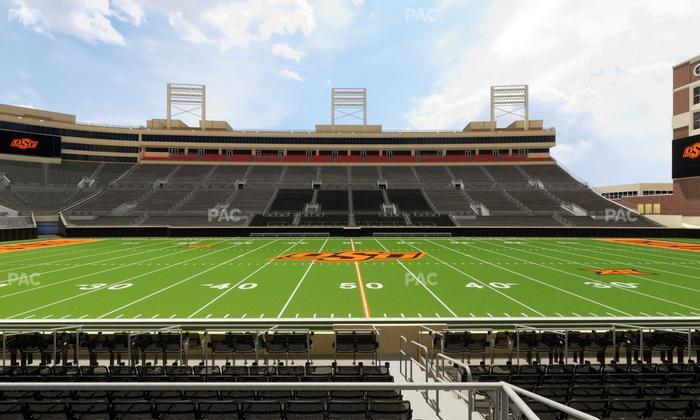 Boone Pickens Stadium - Section Upper Box 5 Seat View