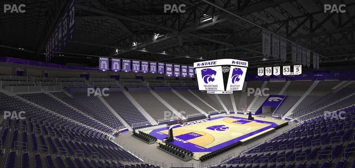Bramlage Coliseum - Section 10 Seat View