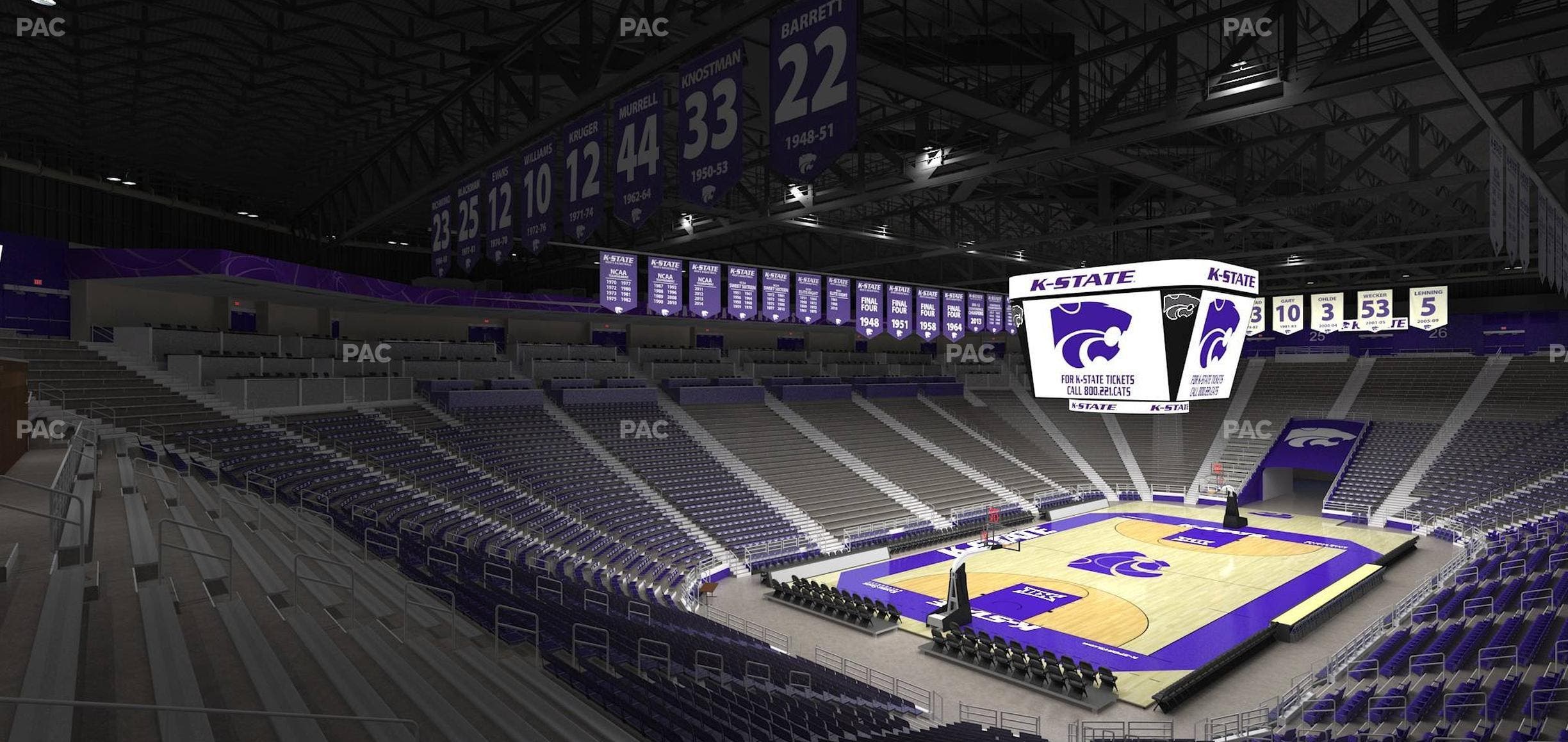 Bramlage Coliseum - Section 11 Seat View