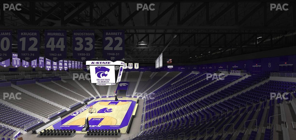 Bramlage Coliseum - Section 12 Seat View